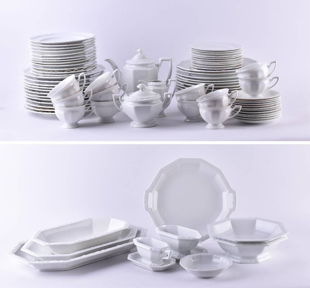 64. Auktion - Frühjahrsauktion | Großes Konvolut Maria classic Rose Weiß Rosenthal