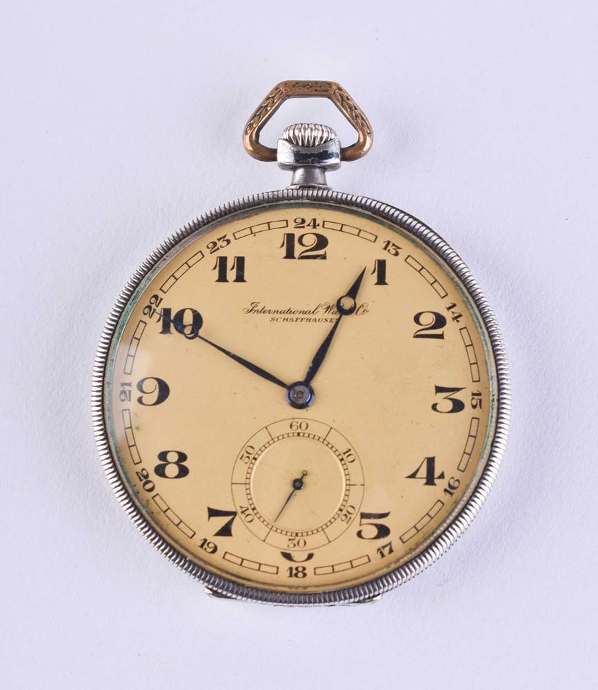 Iwc Taschenuhr Gold Wert IWC Taschenuhr Deckel 585 Rotgold Antik