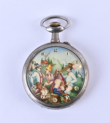 Erotic pocket watch DOXA 