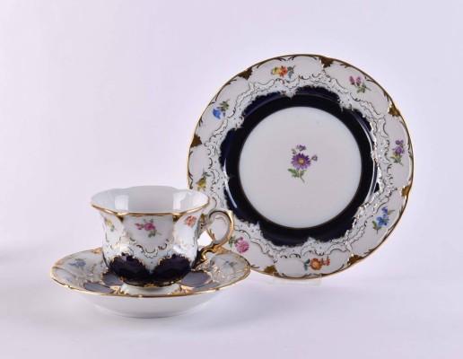 Kaffeegedeck Meissen B-Form