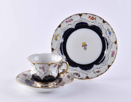 Kaffeegedeck Meissen B-Form