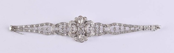 Art Deco Brillant-Armband um 1920/30