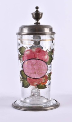Biedermeier Andenkenkrug um 1838