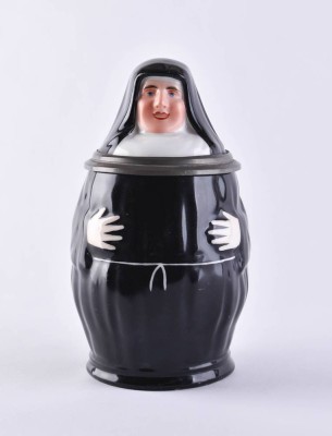 Figure jug as a nun around 1900