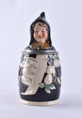 Figurenkrug Münchner Kindl um 1900