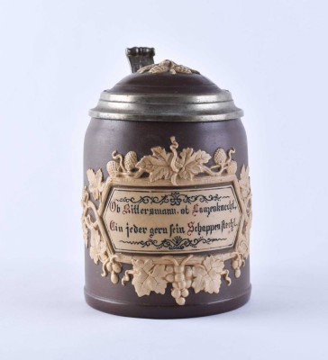 Bierkrug Villeroy & Boch, Mettlach um 1880/90