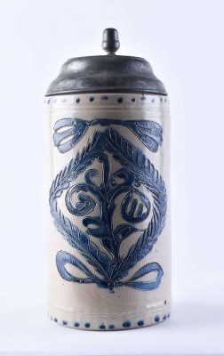 Large Westerwald stoneware jug, circa 1800