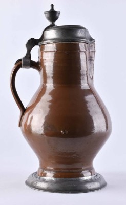 Bunzlau pear jug 18th/19th century