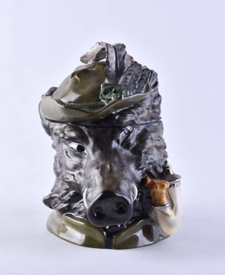 Figurine jug Plaue Schierholz around 1900