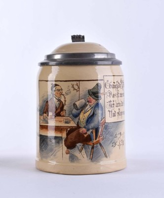 Bierkrug Villeroy & Boch um 1900