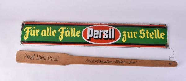 altes Emailleschild Persil