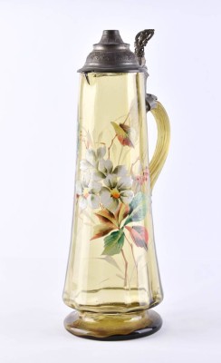 Jugendstil Wein/Schenkkanne um 1900