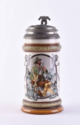 Bierkrug um 1900 Mettlach