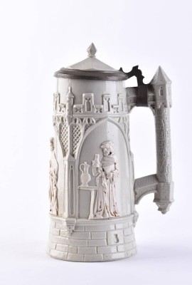 Historism beer mug Mettlach