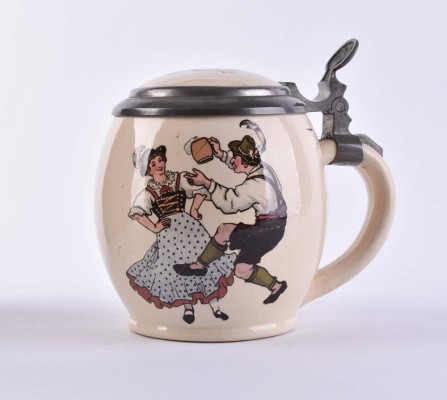 Beer mug V & B Mettlach around 1900