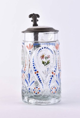 Biedermeier souvenir jug