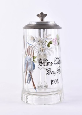 Beer mug, circa 1906