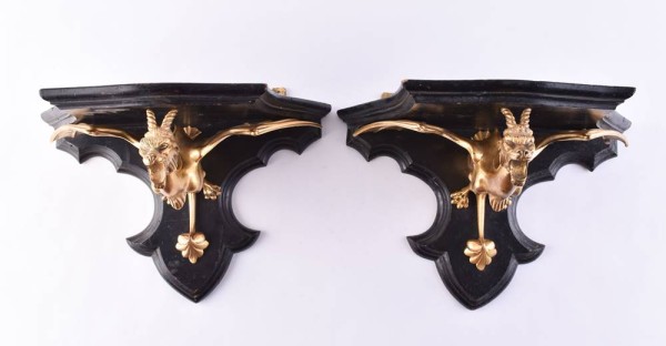 Pair of wall brackets from around 1900