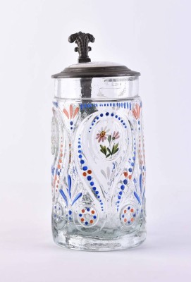 Biedermeier Andenkenkrug