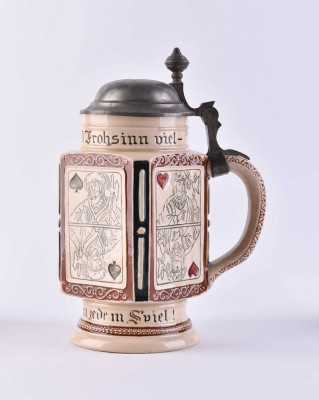 Skatkrug Merkelbach Grenzhausen, around 1890