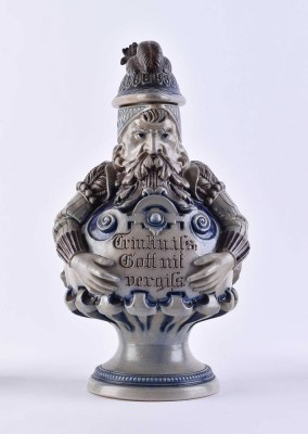 Figure jug, circa 1900