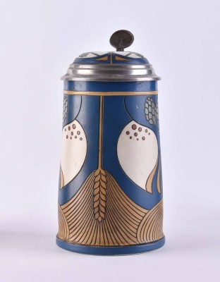 Jugendstil Bierkrug Mettlach