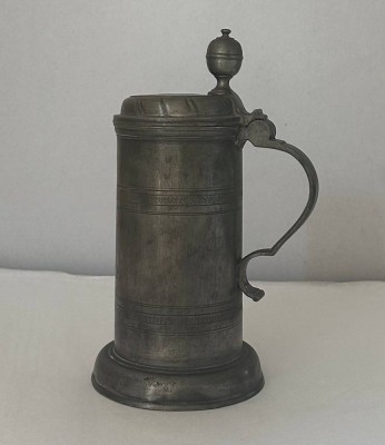 Tin tankard circa 1800