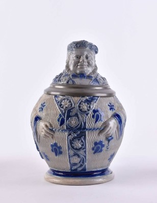 Westerwald figure jug from around 1900