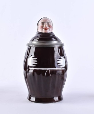 Figure jug as a monk, circa 1900