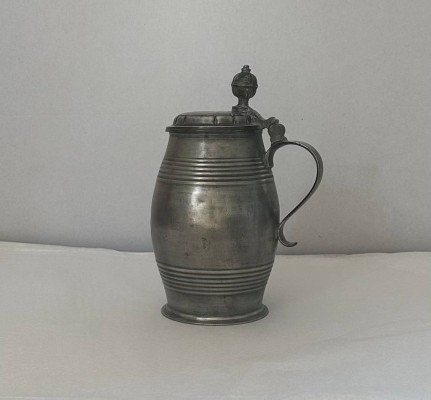 Tin jug 18th century