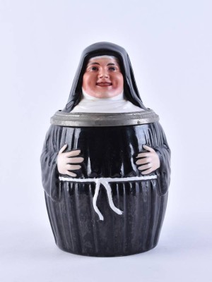 Figure jug as a nun around 1900