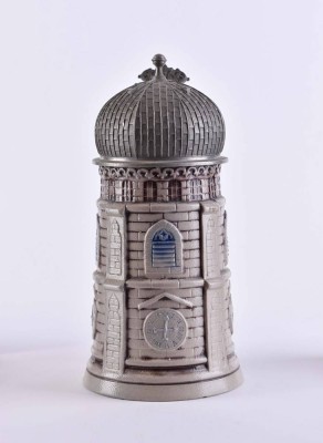 Large Munich Frauenkirche beer mug
