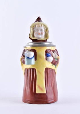 Figurine jug Münchner Kindl around 1900