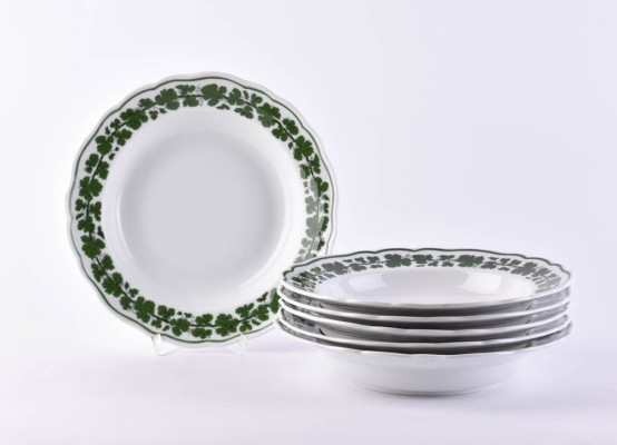 6 Suppenteller Meissen