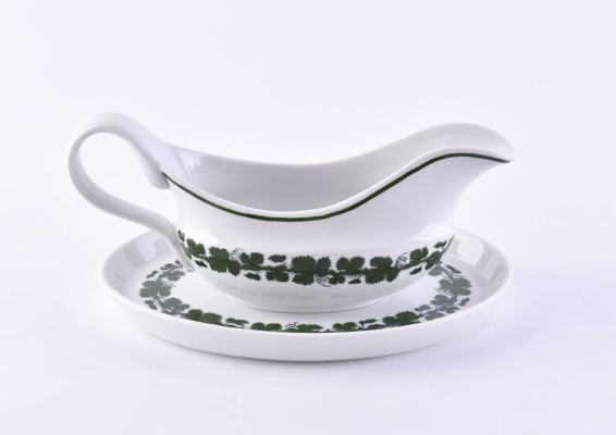 Butterschiffchen mit Unterteller Meissen