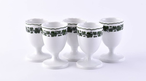 5 Eierbecher Meissen