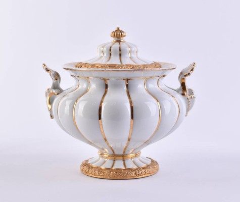 Zuckerdose Meissen X Form