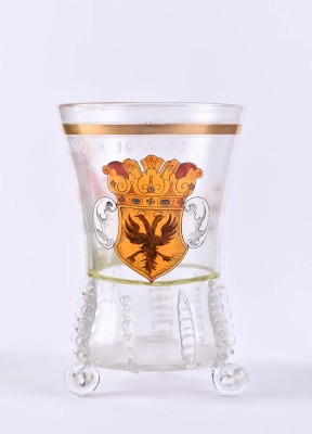 Historismus Becher um 1880,  Fritz Heckert ?