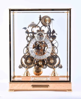 Sinclair Harding Complication Three Train Skeleton Clock