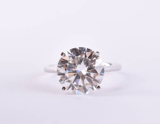 Brillant- Solitärring 5,00 ct