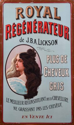 Old advertising sign Royal Regenerateur- France around 1900