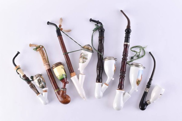 A group of pipes probably from Thuringia