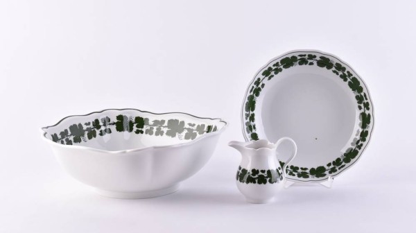 A group of Meissen porcelain