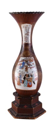 große Imposante Palastvase Japan Edo/ Meiji Periode 19. Jahrhundert