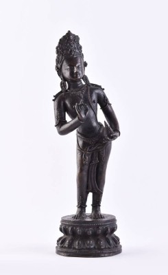 Bronzestatue der Tara, Tibet 19./20. Jhd.