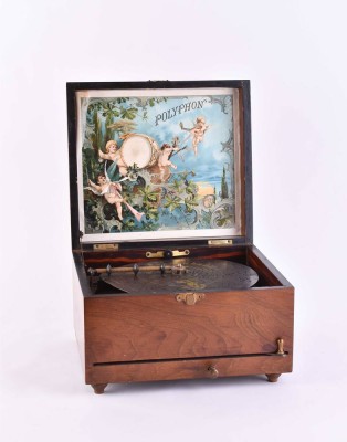 Ein Polyphon, um 1900