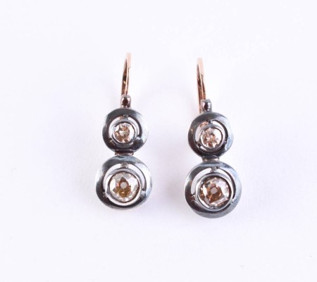 Paar Brilliantohrringe