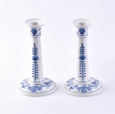 Paar Kerzenleuchter Meissen