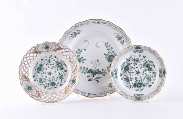 3 Teller Meissen