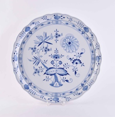 Large round serving platter Meissen